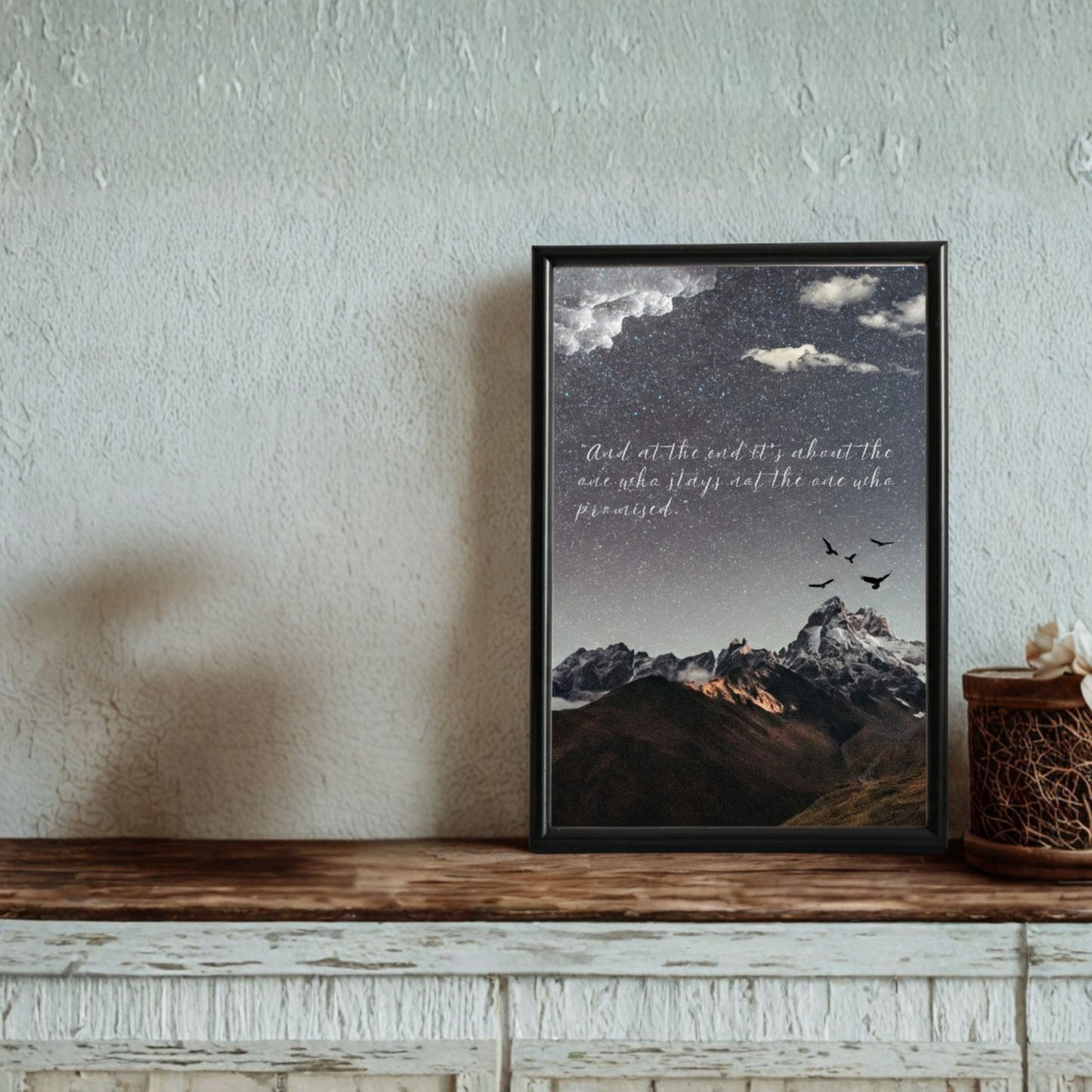 Stay, Not Pursue: Meaningful Decor