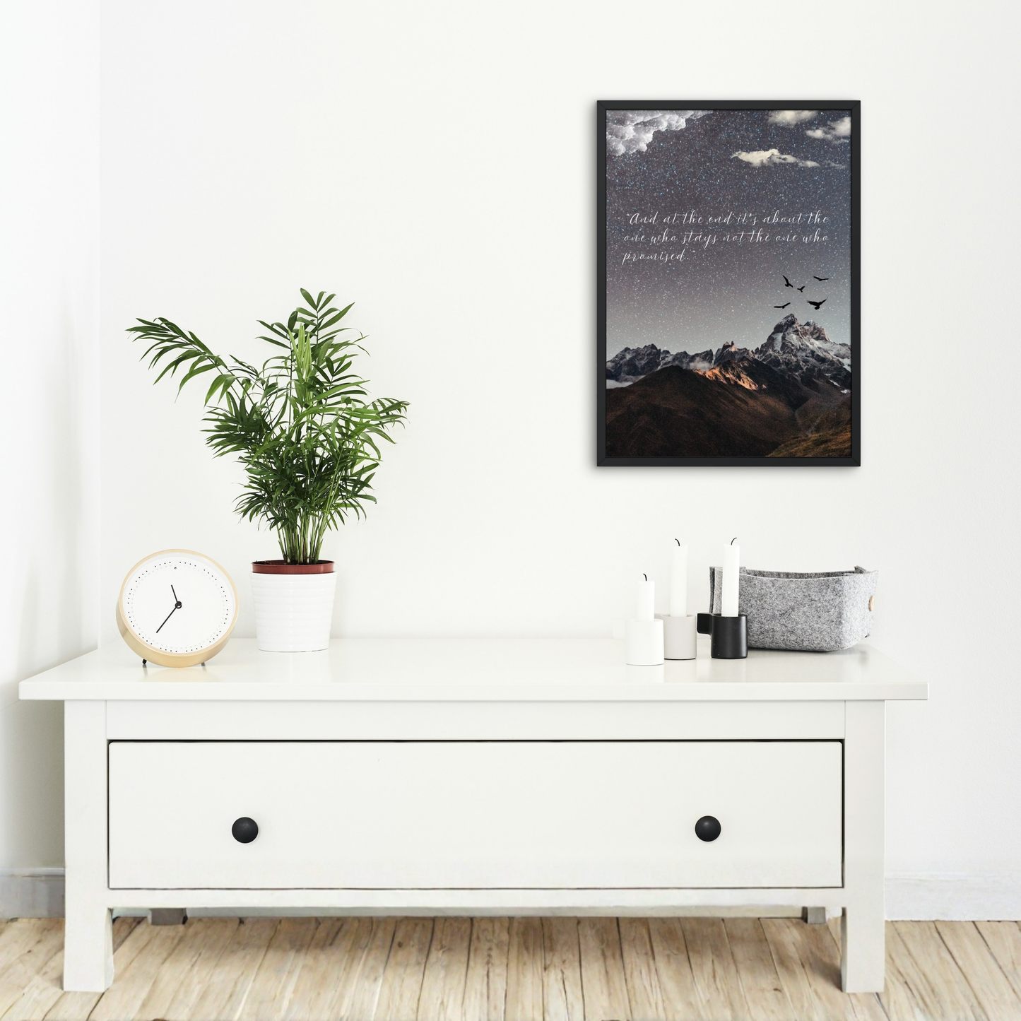 Stay, Not Pursue: Meaningful Decor