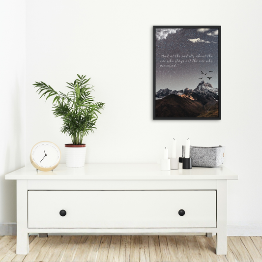 Stay, Not Pursue: Meaningful Decor