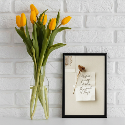 Simple Truth – Minimal Quote Wall Art