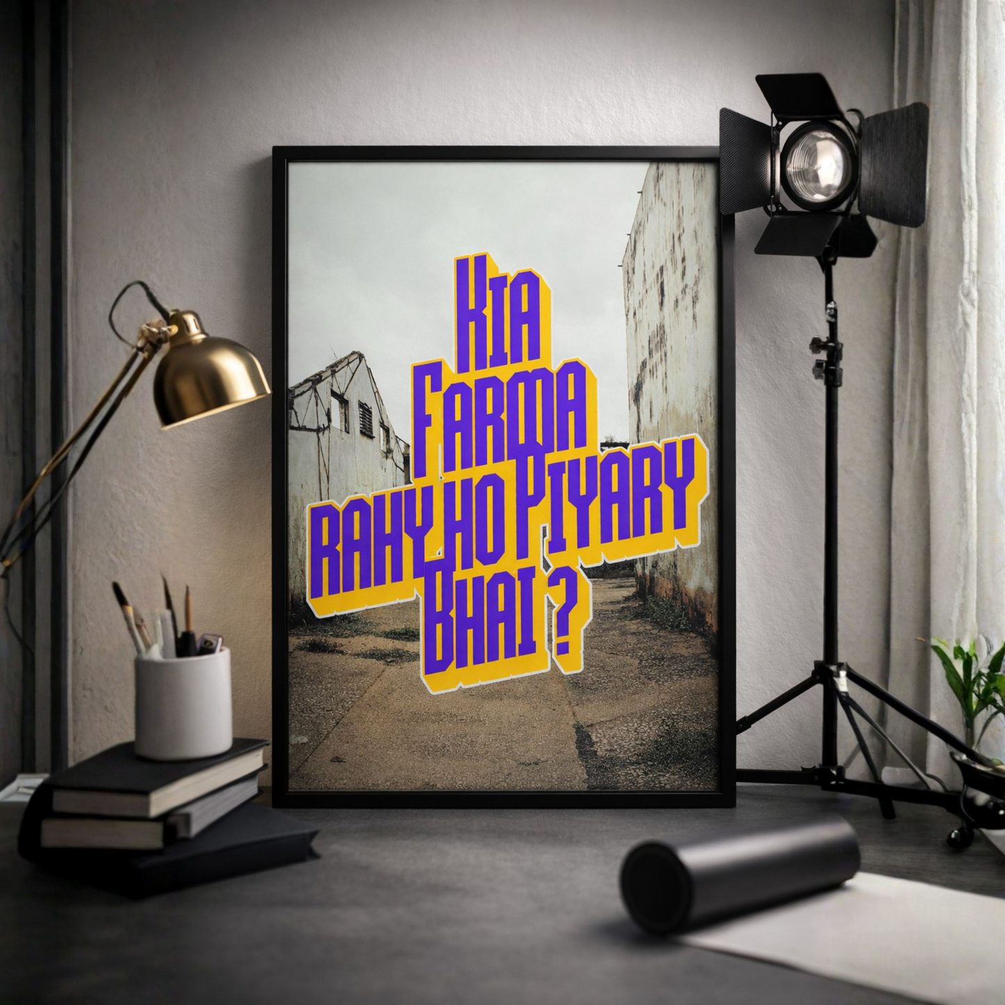 KIA FARMA RAHY HO PIYARY BHAI?