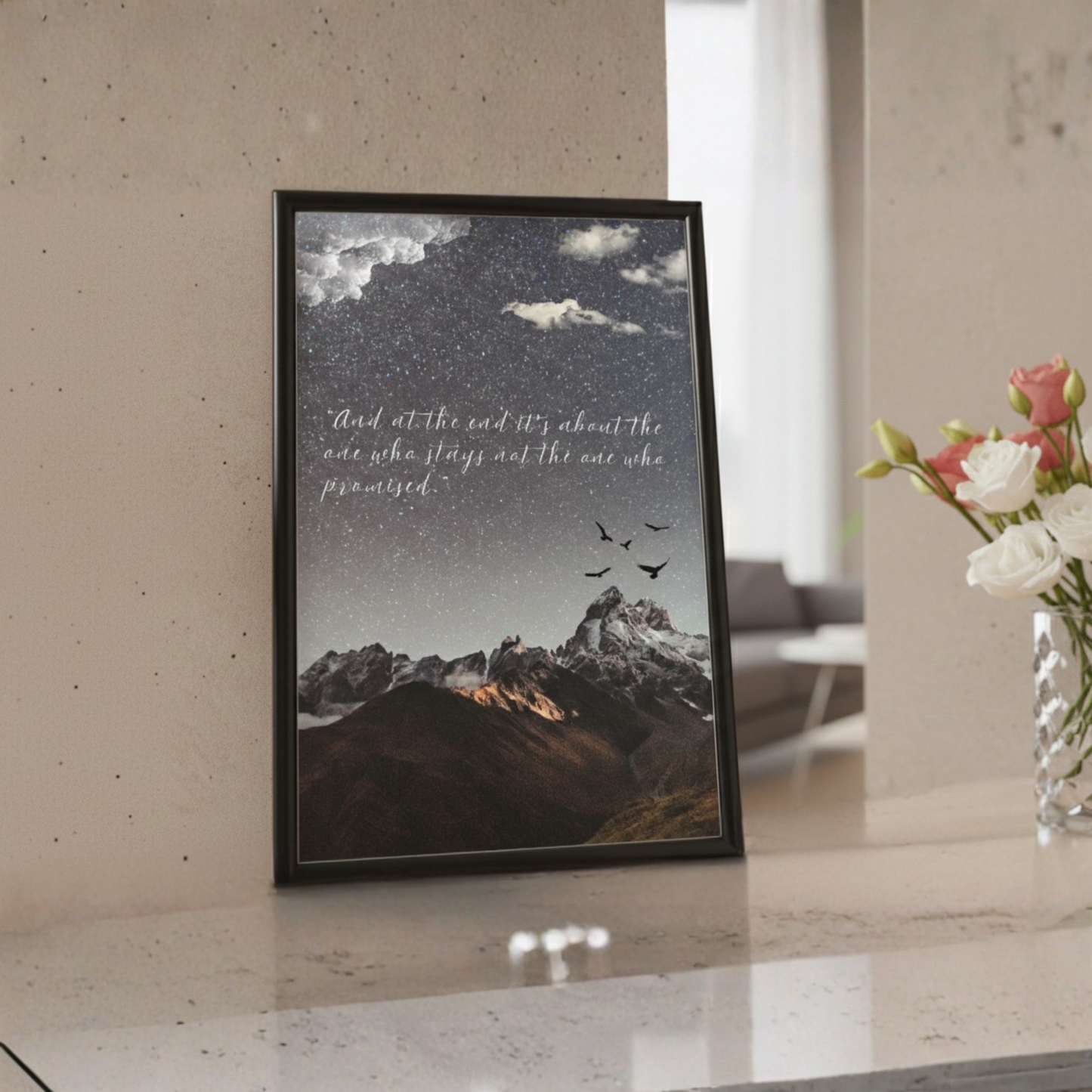Stay, Not Pursue: Meaningful Decor